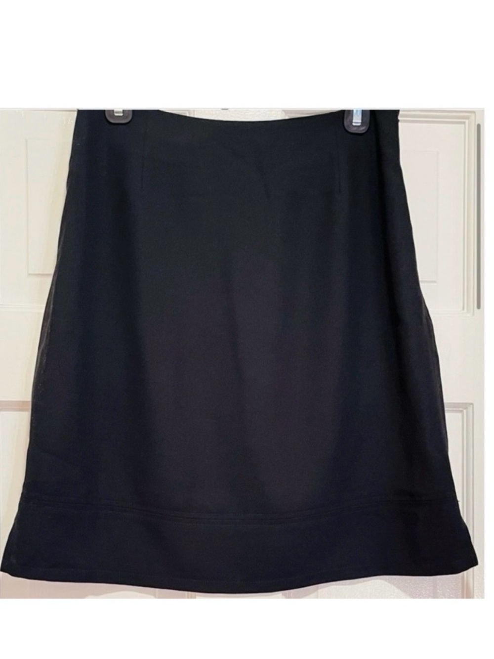 🆕- Banana Republic Black Crepe Skirt Size:8